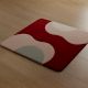 Handtufted Elegant Wool Rug for Home Styling Crimson Rug